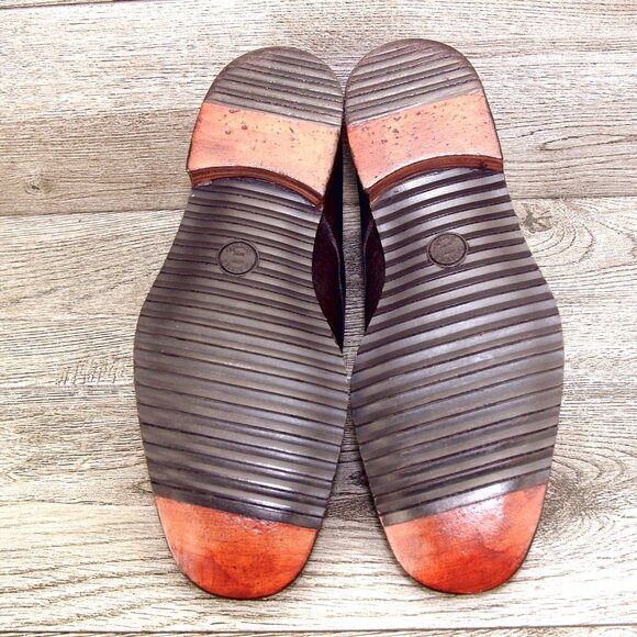 $895 GRAVATI Neiman Marcus 8.5 M Genuine PECCARY Brown 16133 * add $15 new Trees - Picture 4 of 16